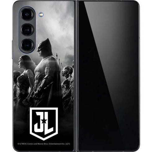 The Justice League (2017) Profile Characters Poster Galaxy Z Fold5 5G Skin